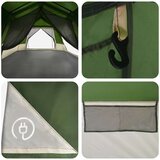 Instant šator Zelena 8 osoba 185T Poliester s PU premazom - Zelena 8 osoba | shoptok.hr