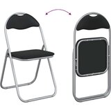  Zložljiva stolica 2 pcs Črna in siva 48 x 43,5 x 81 cm, (5000296794) | Shoptok.si