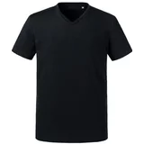 RUSSELL Men's Pure Organic V-Neck T-Shirt