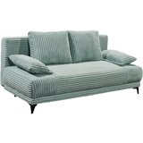 MID.YOU ZOFA S POSTELJNO FUNKCIJO, pastelno zelena tekstil | Shoptok.si