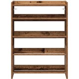  Stalak za cipele boja staro drvo 60x25x81 cm konstruirano drvo | shoptok.hr