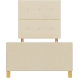  Krem postelja 90x200 cm Tkanina, (22049191) | Shoptok.si