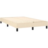  Krevet box spring s madracem LED krem 120 x 200 cm od tkanine | shoptok.hr