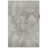 Sivi ručno rađen vuneni tepih 80x150 cm Ursule –