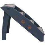 vidaXL Zložljive stopnice za pse 4-delne temno sive, (20766547) | Shoptok.si