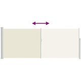  Uvlačiva bočna tenda 120 x 300 cm krem | shoptok.hr