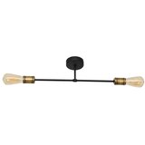 Plafonski luster CAMBRIDGE 2xE27/15W/230V crna/zlatna | Eponuda.com