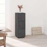  Visoka komoda siva 34 x 40 x 108 5 cm od masivne borovine Cijene