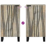  Komoda Bijelo 40 x 33 x 75 cm masivno drvo manga | shoptok.hr