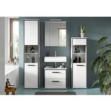 MID.YOU Kopalnica Kojak, Bela, Antracit, Osvetlitev, 4-Delna | Shoptok.si