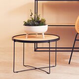 Premier Housewares Okrugao stolić za kavu od ratana u prirodnoj boji ø 60 cm Depok – | shoptok.hr