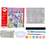 DIY Kit of Plaster Magnets and Unicorns