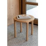 Zuiver Okrogla stranska mizica v hrastovem dekorju ø 45 cm Storm – | Shoptok.si