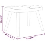  Stolica za opuštanje s osloncem za noge patchwork od tkanine | shoptok.hr