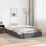  Otomanski okvir kreveta bez madraca sivi 120x190cm umjetne kože | shoptok.hr
