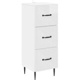 Predalna omara Bela visok sijaj 33 x 34,5 x 89,5 cm, (5000232466) | Shoptok.si