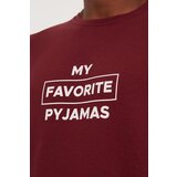 Trendyol Claret Red Men Regular Fit Printed Pajamas Set | shoptok.hr