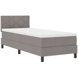 Box spring krevet Sivo-smeđa 80 x 200 cm tkanina | shoptok.hr