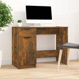Maison Chic Pisalna miza - pisarniška miza - Računalniška miza dimljeni hrast 100x50x75 cm konstruiran les, (21785650) | Shoptok.si