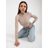 Och Bella Blouse-TW-BZ-OB-009.28-dark beige | Shoptok.si