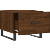  Stolić za kavu smeđa boja hrasta 50x50x40 cm konstruirano drvo | shoptok.hr