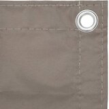 Balkonski zastor smeđe-sivi 120 x 600 cm od tkanine Oxford | shoptok.hr
