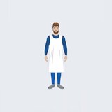  Kecelja APRON PE 30 od LDPE-a 30 my 70×120 cm Cene