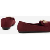 Resti Eco-suede burgundy moccasins Brussi - Footwear | Shoptok.si