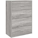  Komoda siva sonoma 60x31x84 cm inženirski les | Shoptok.si
