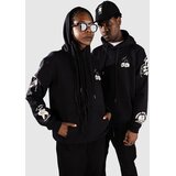 The Dudes Dark Pattern Classic Premium Pulover s kapuco black | Shoptok.si