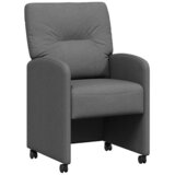  Blagovačke stolice s kotačima 2 pcs Tamno siva 57 x 67 x 95 cm | Eponuda.com