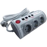 Mak Trade PRENOSNA PRIKLJ. H05VV-F GES-055 3M 6M+USB 1A DC 5V SA ZAŠTITOM | ePonuda.com