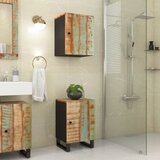Maison Chic Kopalniška omarica - Kopalniški kabinet 38x33x58 cm trden predelan les, (21794951) | Shoptok.si
