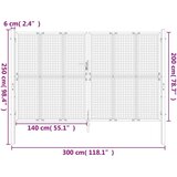 vidaXL Vrtna vrata antracitna 300x200 cm jeklo | Shoptok.si