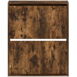  Ormar za cipele na zidu ARNHEM 71 x 17 x 86 cm Dimljeni hrast | shoptok.hr