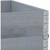  Okviri za palete 2 kom sivi 100 x 100 cm od masivne borovine | Eponuda.com