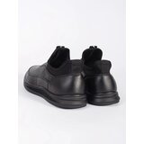 Shelvt Men's faux leather slip-on shoes | Shoptok.si