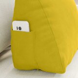  Jastuk za leđa Žuta 45 x 20 x 35 cm Kordura tekstil | shoptok.hr