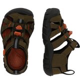 Keen Sandale 'SEACAMP II' siva / maslinasta / narančasta / crna | shoptok.hr