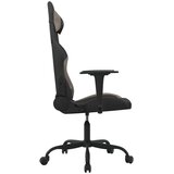  Gaming stol črno in taupe blago, (21377184) | Shoptok.si