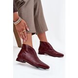 Boto Women's ankle boots with delicate heel Bordeaux Elvienne Cijene