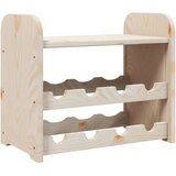  Stalak za vino s gornjom pločom 43x25x37 cm od masivne borovine | shoptok.hr