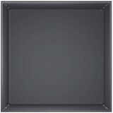  Vrtna saksija Antracit 40 x 40 x 75 cm Čelična vrata | shoptok.hr