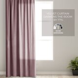 Restilo zasłona VELVET kolor brązowy szarfa upinająca styl klasyczny taśma materiał velvet 140x245 | shoptok.hr