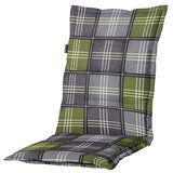 Madison Blazina za stol z nizkim naslonom Patchy olive (105 x 50 x 6 cm, Siva in zelena) | Shoptok.si