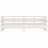  Dnevni ležaj na izvlačenje bijeli 2x(90x200)cm masivna borovina | shoptok.hr