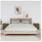  Nočna omarica 2 kosa medeno rjava 40x34x45 cm trdna borovina | Shoptok.si