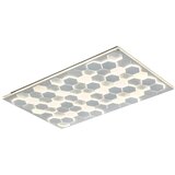 CINQUE bela led stropna svetilka z glasovnim upravljanjem s pomočjo mobilne aplikacije s kovinskim senčilom 70x115 cm cifavo – | Shoptok.si