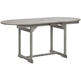  Vrtni blagovaonski stol (120-170) x 80 x 75 cm od drva bagrema | shoptok.hr