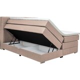 CARRYHOME POSTELJA BOXSPRING 180 cm x 200 cm , tekstil svetlo rjava | Shoptok.si